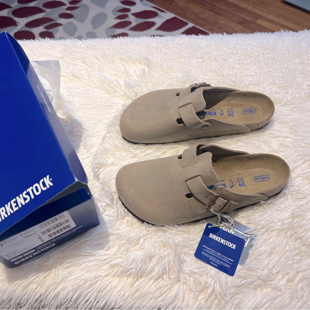 Brand New Birkenstock Boston Clogs Soft Footbed